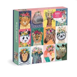 Wild Spirit Puzzle By Galison 500 Piece Jigsaw Puzzle. Used Once